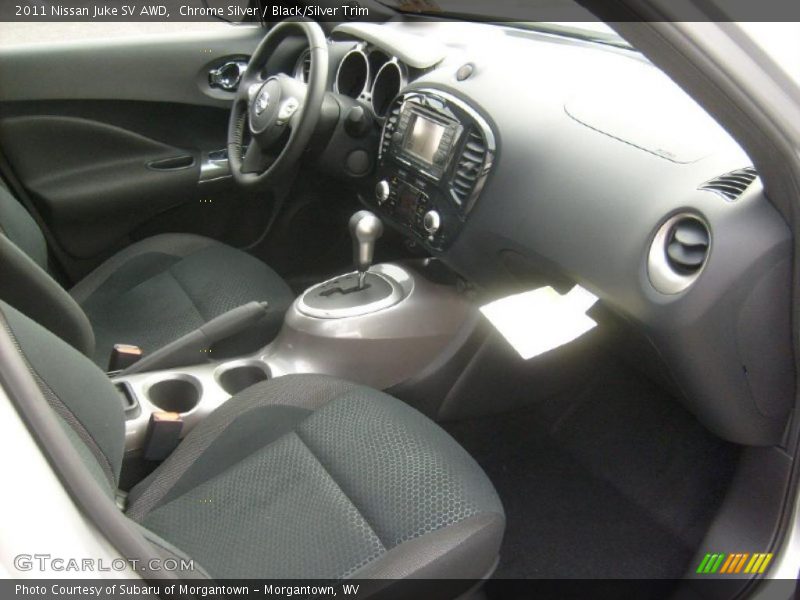 Chrome Silver / Black/Silver Trim 2011 Nissan Juke SV AWD