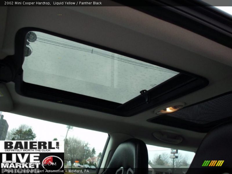 Liquid Yellow / Panther Black 2002 Mini Cooper Hardtop
