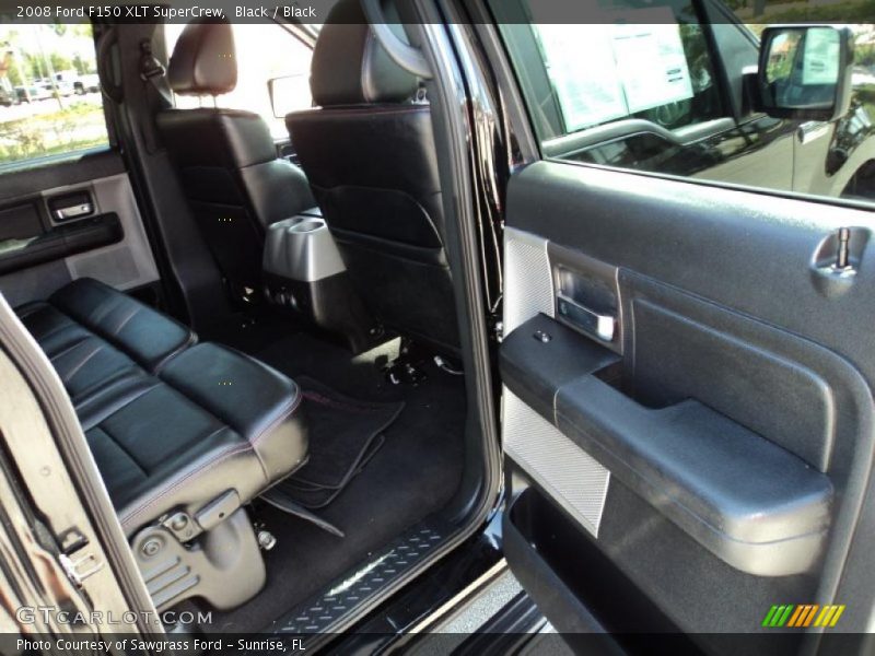 Black / Black 2008 Ford F150 XLT SuperCrew
