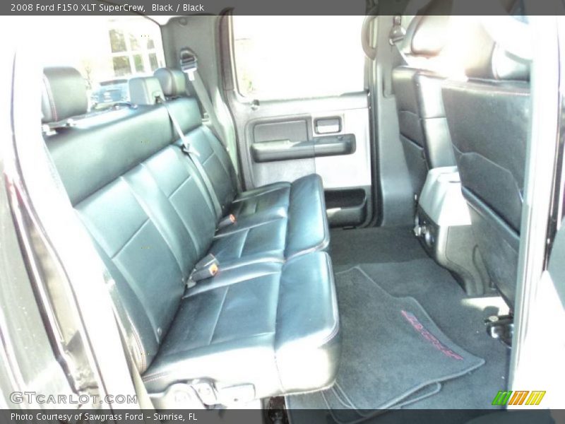  2008 F150 XLT SuperCrew Black Interior