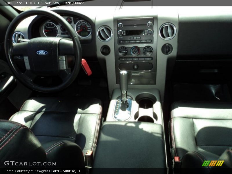 Black / Black 2008 Ford F150 XLT SuperCrew