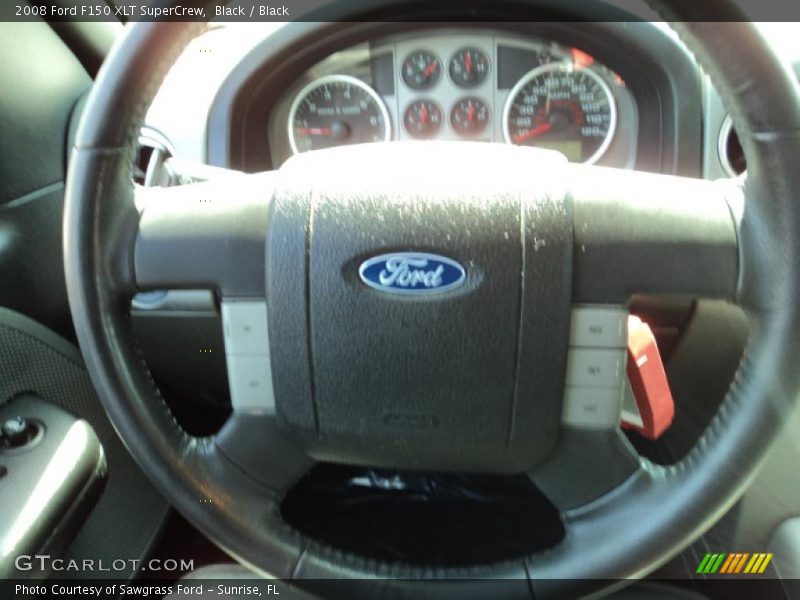Black / Black 2008 Ford F150 XLT SuperCrew