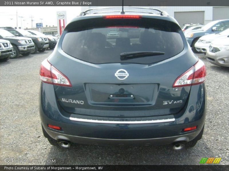 Graphite Blue / Beige 2011 Nissan Murano SV AWD