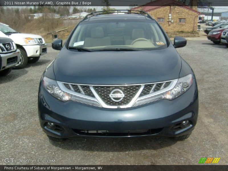 Graphite Blue / Beige 2011 Nissan Murano SV AWD