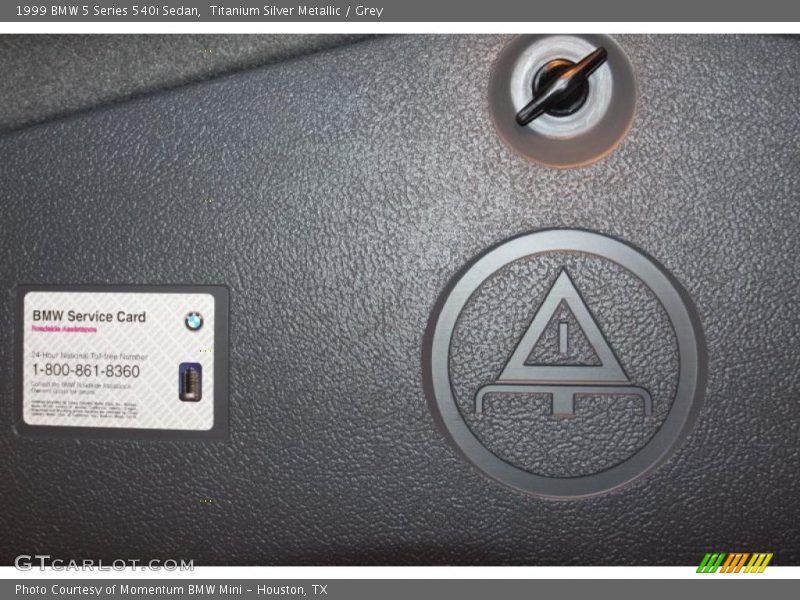 Titanium Silver Metallic / Grey 1999 BMW 5 Series 540i Sedan