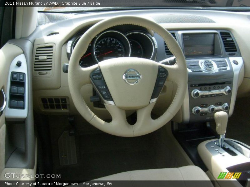 Graphite Blue / Beige 2011 Nissan Murano SV AWD