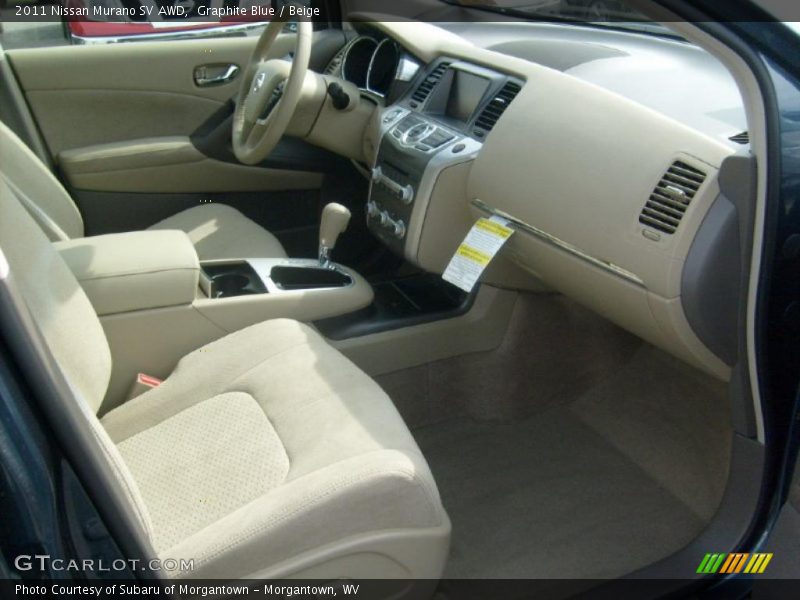 Graphite Blue / Beige 2011 Nissan Murano SV AWD