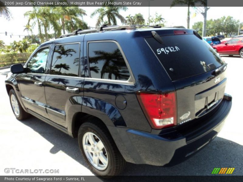 Midnight Blue Pearl / Medium Slate Gray 2006 Jeep Grand Cherokee Laredo