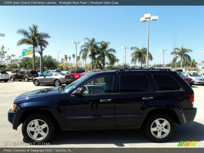 Midnight Blue Pearl / Medium Slate Gray 2006 Jeep Grand Cherokee Laredo