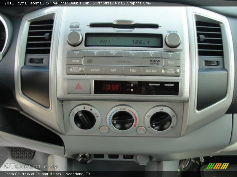 Controls of 2011 Tacoma SR5 PreRunner Double Cab