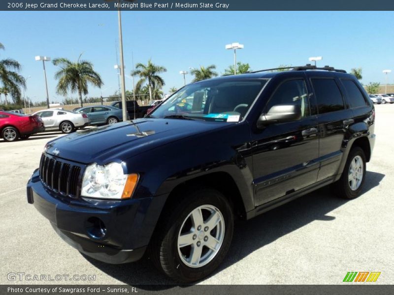 Midnight Blue Pearl / Medium Slate Gray 2006 Jeep Grand Cherokee Laredo