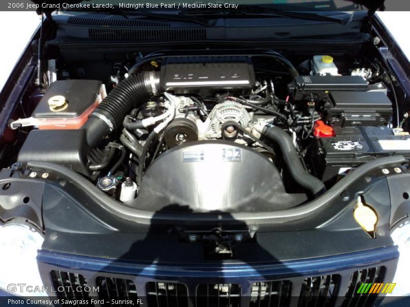 Midnight Blue Pearl / Medium Slate Gray 2006 Jeep Grand Cherokee Laredo