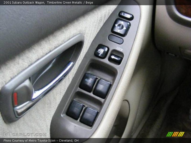 Timberline Green Metallic / Beige 2001 Subaru Outback Wagon