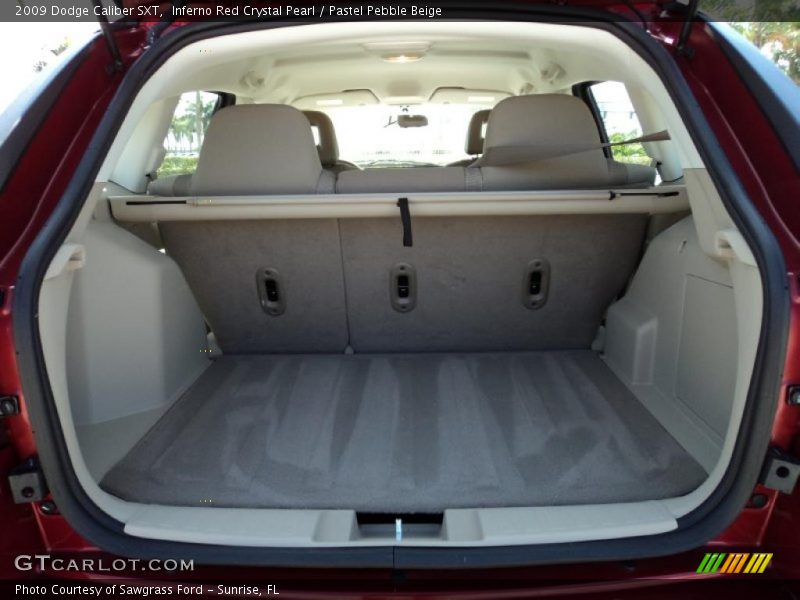 Inferno Red Crystal Pearl / Pastel Pebble Beige 2009 Dodge Caliber SXT