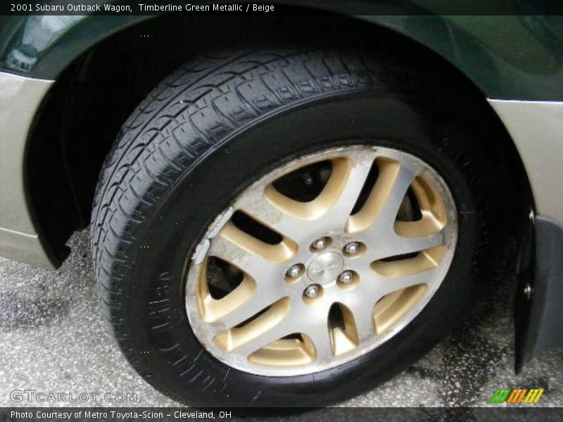 Timberline Green Metallic / Beige 2001 Subaru Outback Wagon