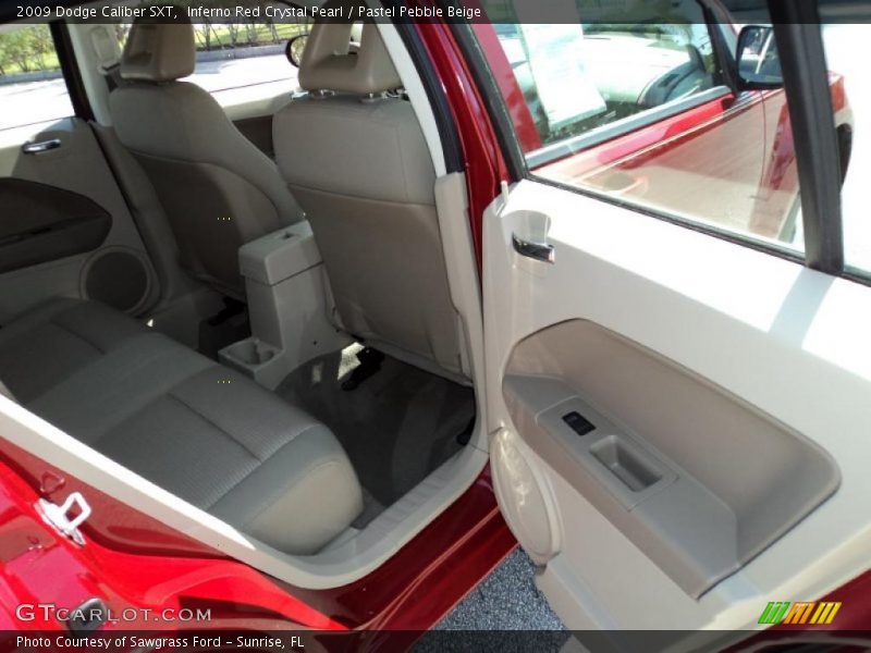 Inferno Red Crystal Pearl / Pastel Pebble Beige 2009 Dodge Caliber SXT