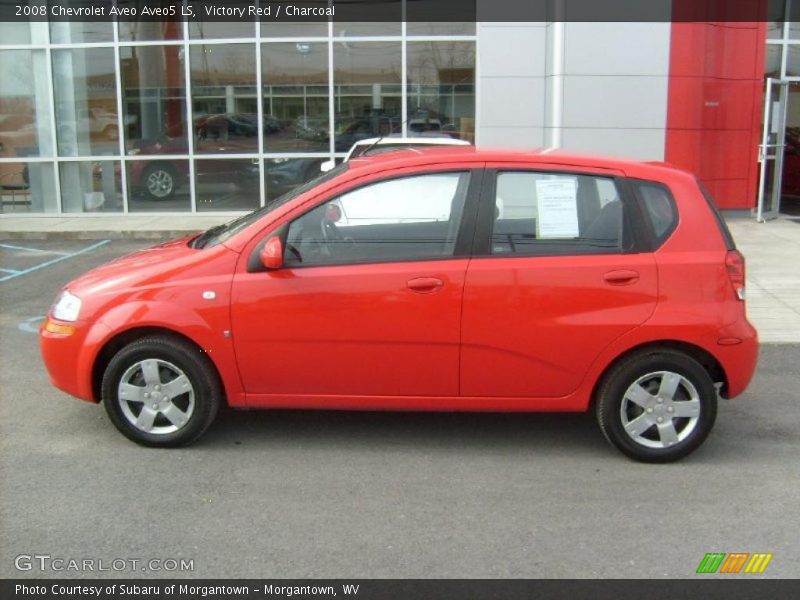 Victory Red / Charcoal 2008 Chevrolet Aveo Aveo5 LS