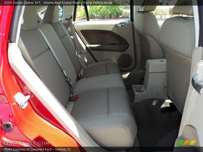 Inferno Red Crystal Pearl / Pastel Pebble Beige 2009 Dodge Caliber SXT