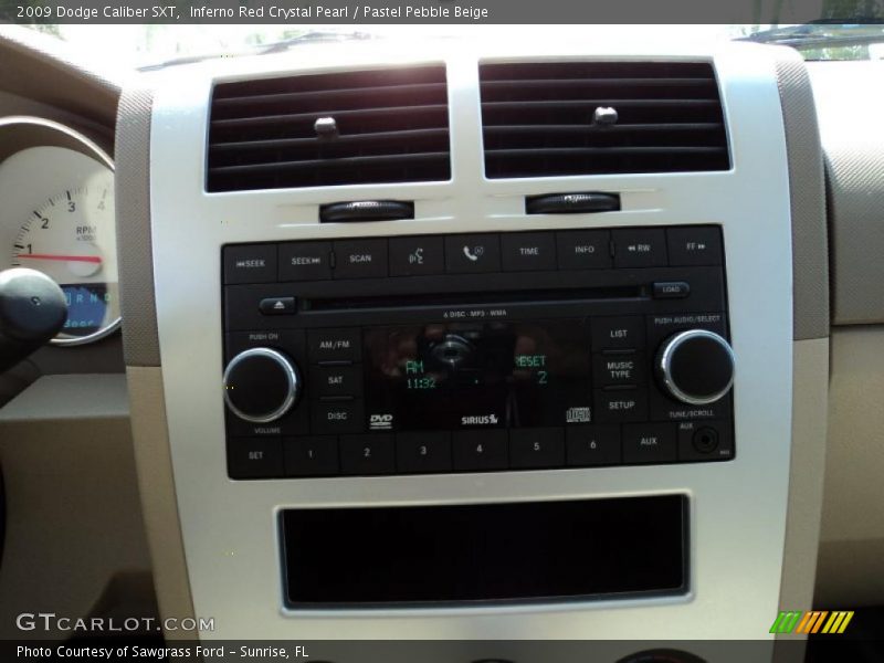 Inferno Red Crystal Pearl / Pastel Pebble Beige 2009 Dodge Caliber SXT