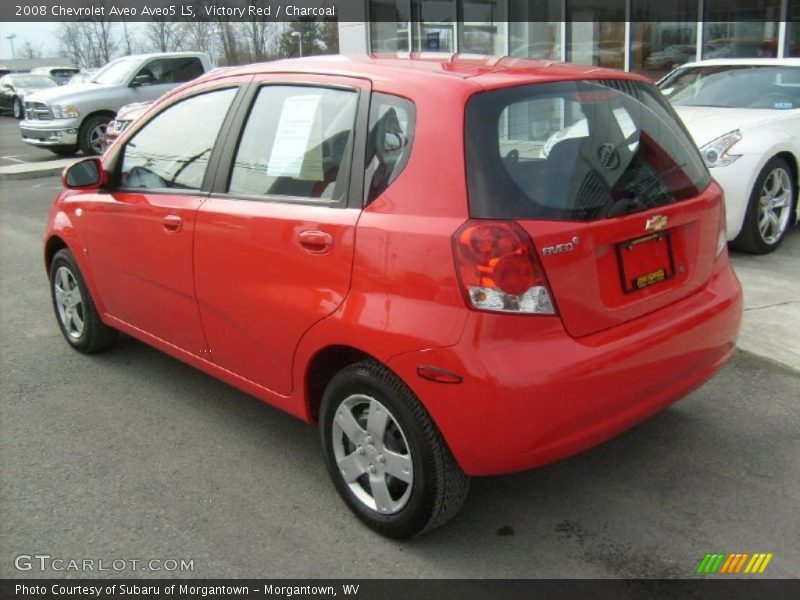 Victory Red / Charcoal 2008 Chevrolet Aveo Aveo5 LS