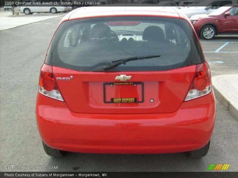 Victory Red / Charcoal 2008 Chevrolet Aveo Aveo5 LS