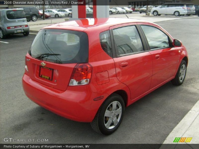 Victory Red / Charcoal 2008 Chevrolet Aveo Aveo5 LS