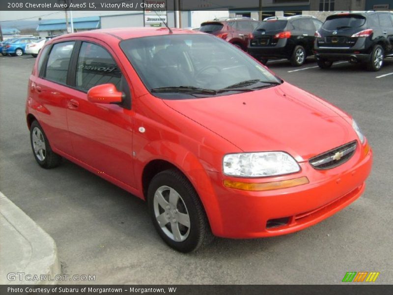 Victory Red / Charcoal 2008 Chevrolet Aveo Aveo5 LS