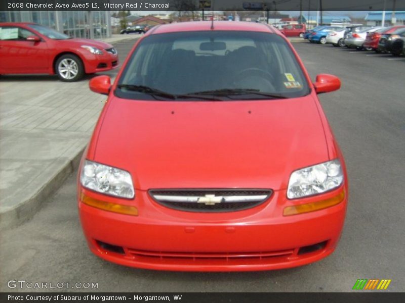 Victory Red / Charcoal 2008 Chevrolet Aveo Aveo5 LS