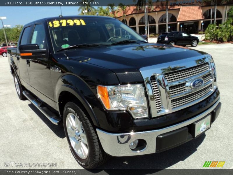 Tuxedo Black / Tan 2010 Ford F150 Lariat SuperCrew
