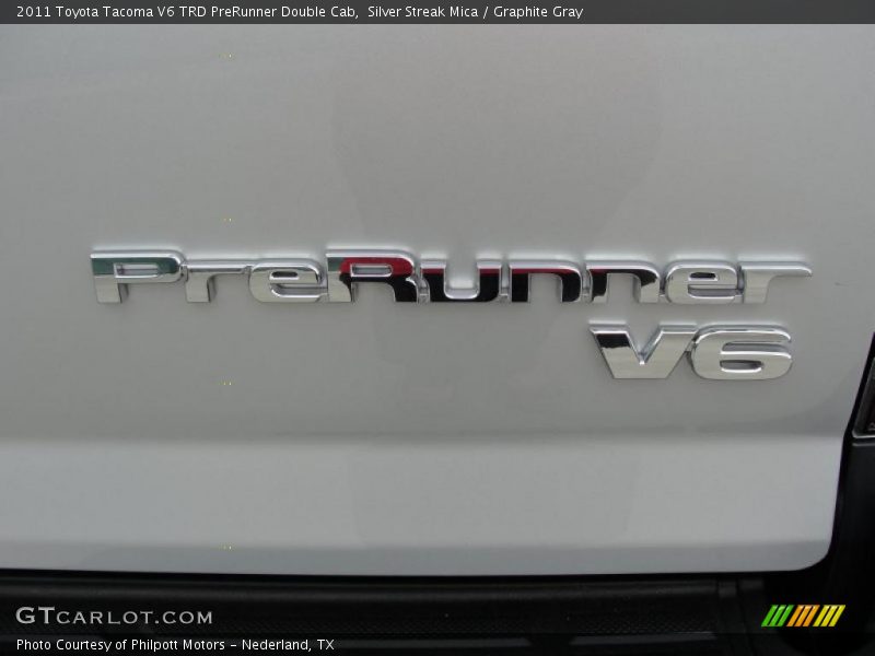 Silver Streak Mica / Graphite Gray 2011 Toyota Tacoma V6 TRD PreRunner Double Cab