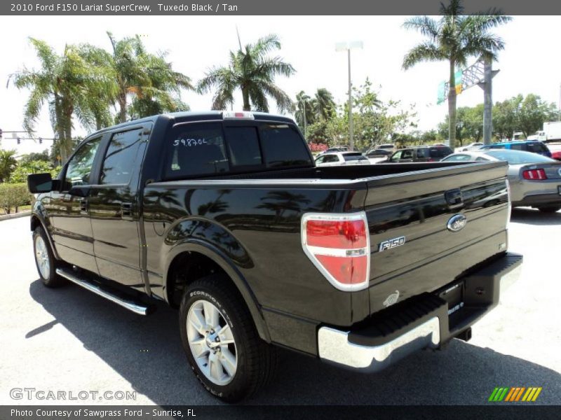 Tuxedo Black / Tan 2010 Ford F150 Lariat SuperCrew