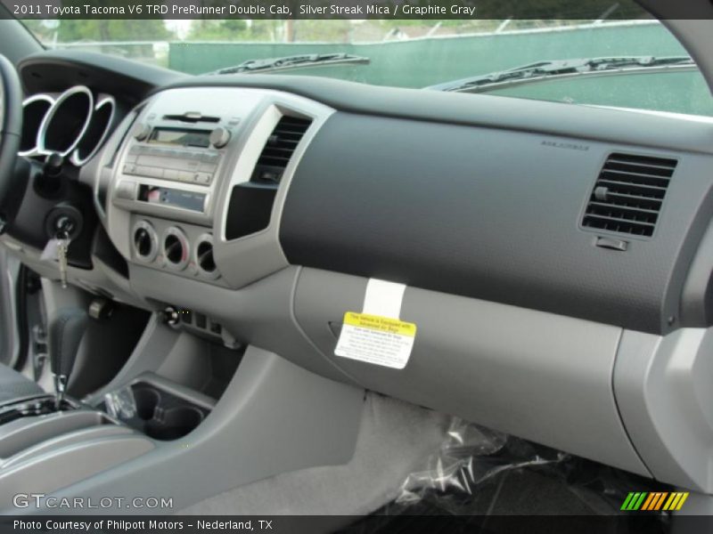 Silver Streak Mica / Graphite Gray 2011 Toyota Tacoma V6 TRD PreRunner Double Cab