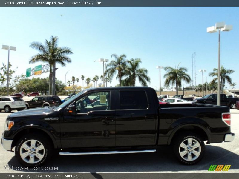 Tuxedo Black / Tan 2010 Ford F150 Lariat SuperCrew