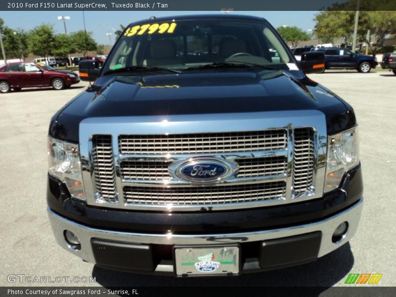 Tuxedo Black / Tan 2010 Ford F150 Lariat SuperCrew