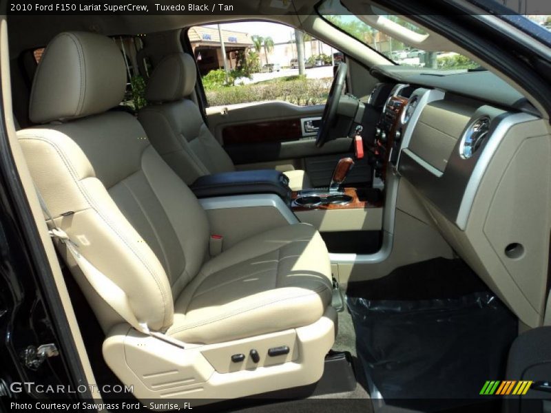 Tuxedo Black / Tan 2010 Ford F150 Lariat SuperCrew