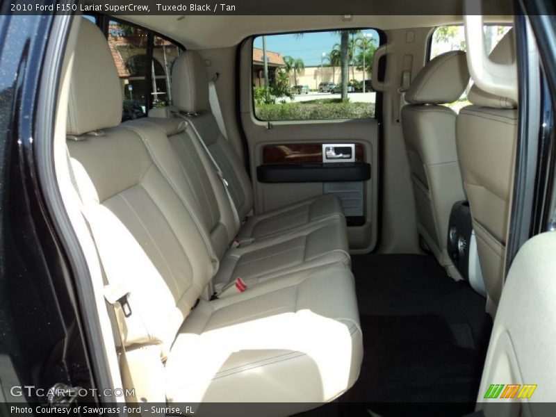 Tuxedo Black / Tan 2010 Ford F150 Lariat SuperCrew