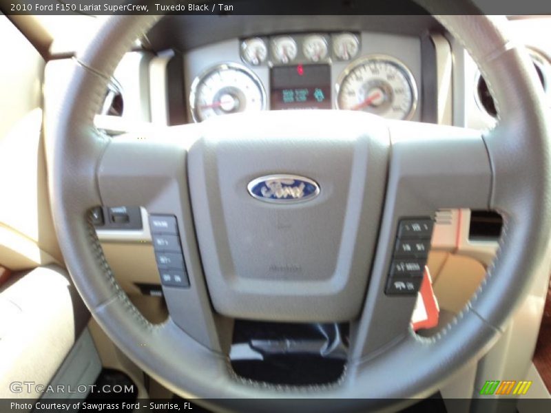 Tuxedo Black / Tan 2010 Ford F150 Lariat SuperCrew