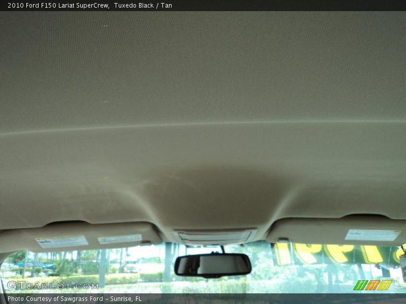 Tuxedo Black / Tan 2010 Ford F150 Lariat SuperCrew