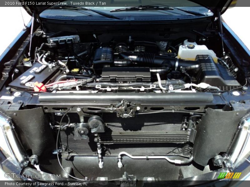 Tuxedo Black / Tan 2010 Ford F150 Lariat SuperCrew