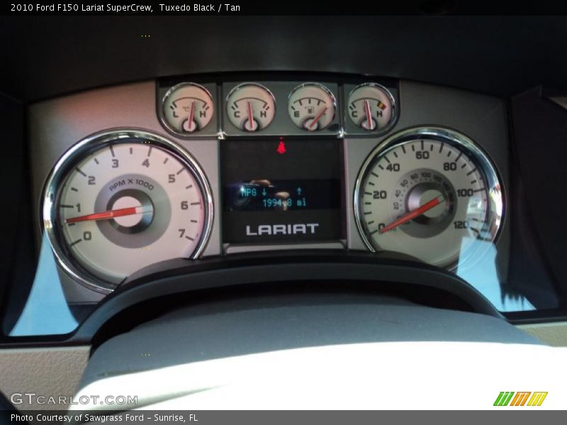 Tuxedo Black / Tan 2010 Ford F150 Lariat SuperCrew