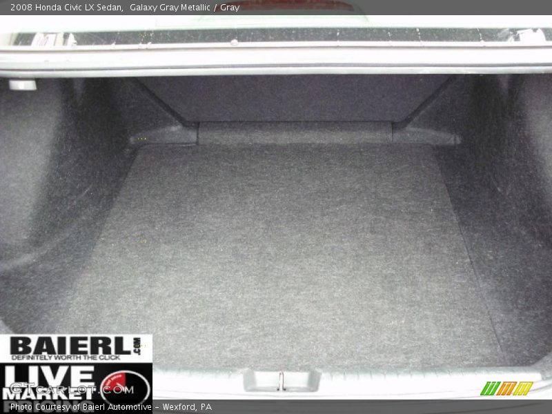 Galaxy Gray Metallic / Gray 2008 Honda Civic LX Sedan