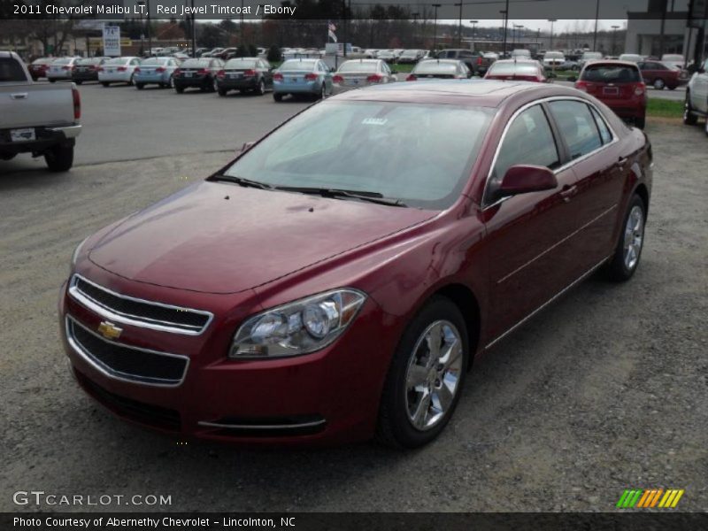 Red Jewel Tintcoat / Ebony 2011 Chevrolet Malibu LT