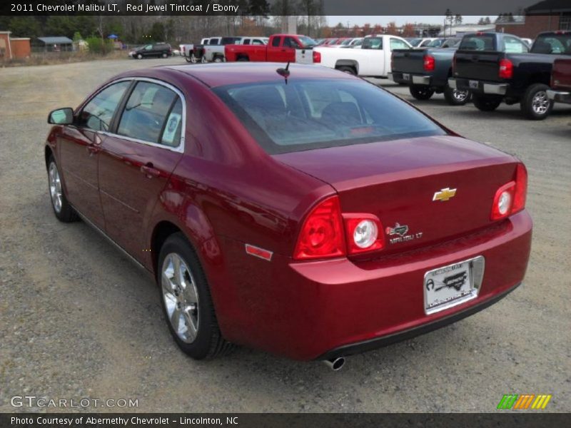 Red Jewel Tintcoat / Ebony 2011 Chevrolet Malibu LT