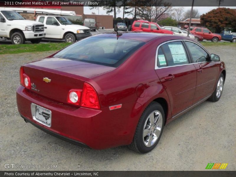 Red Jewel Tintcoat / Ebony 2011 Chevrolet Malibu LT