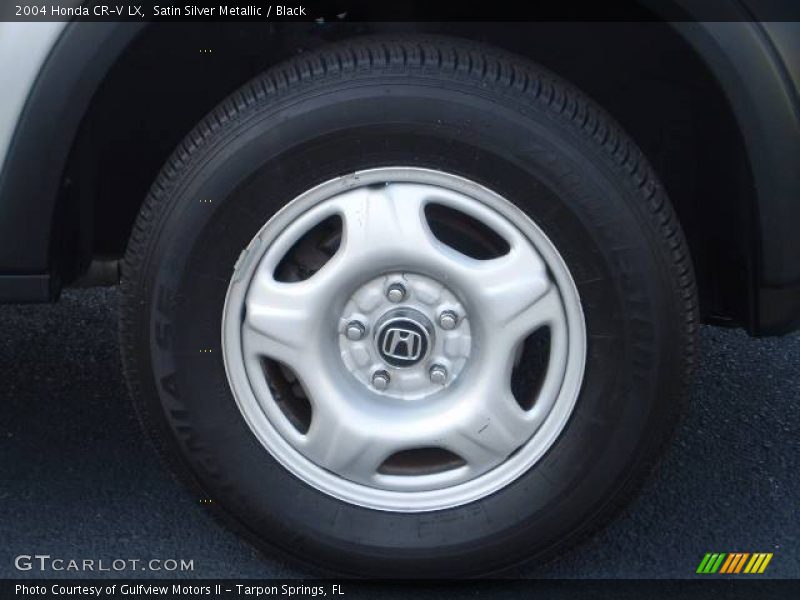Satin Silver Metallic / Black 2004 Honda CR-V LX