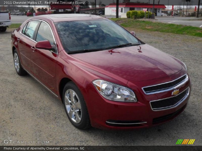 Red Jewel Tintcoat / Ebony 2011 Chevrolet Malibu LT