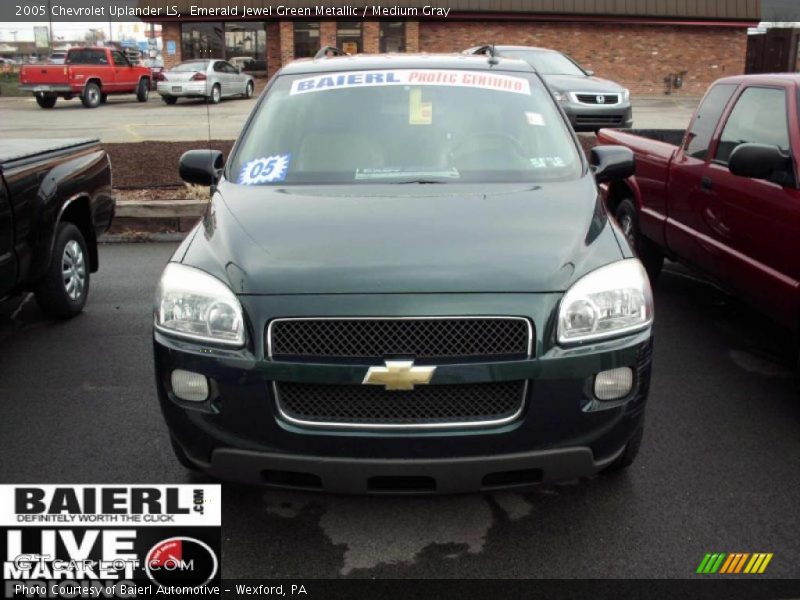Emerald Jewel Green Metallic / Medium Gray 2005 Chevrolet Uplander LS