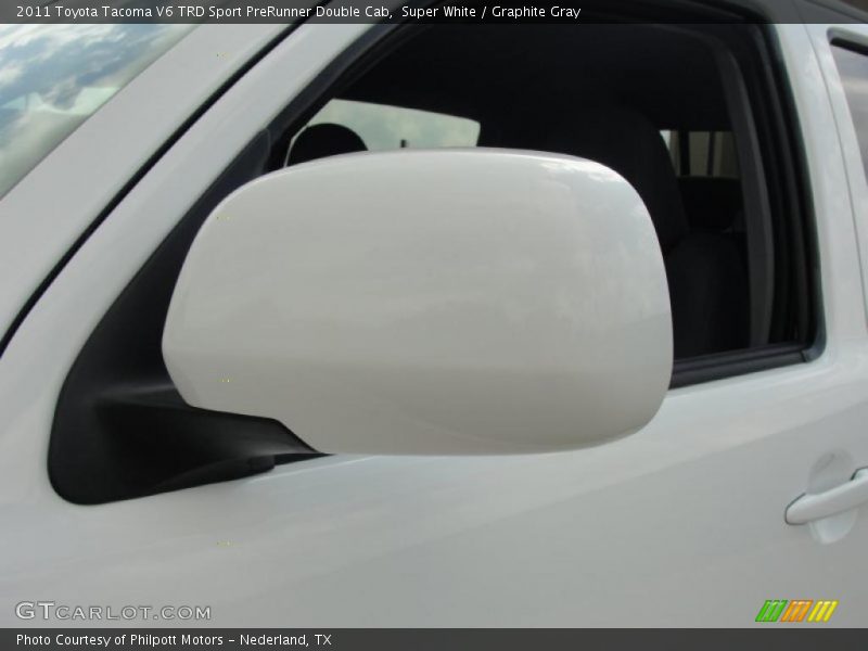 Super White / Graphite Gray 2011 Toyota Tacoma V6 TRD Sport PreRunner Double Cab