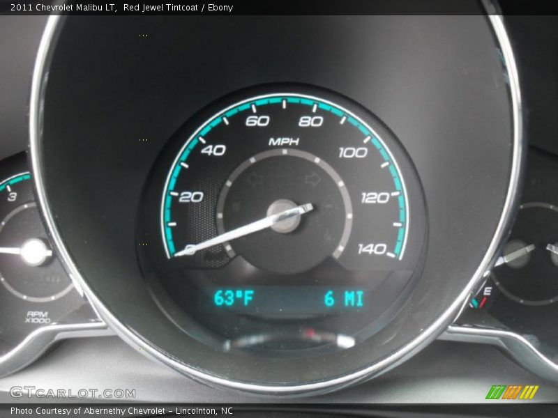 Red Jewel Tintcoat / Ebony 2011 Chevrolet Malibu LT