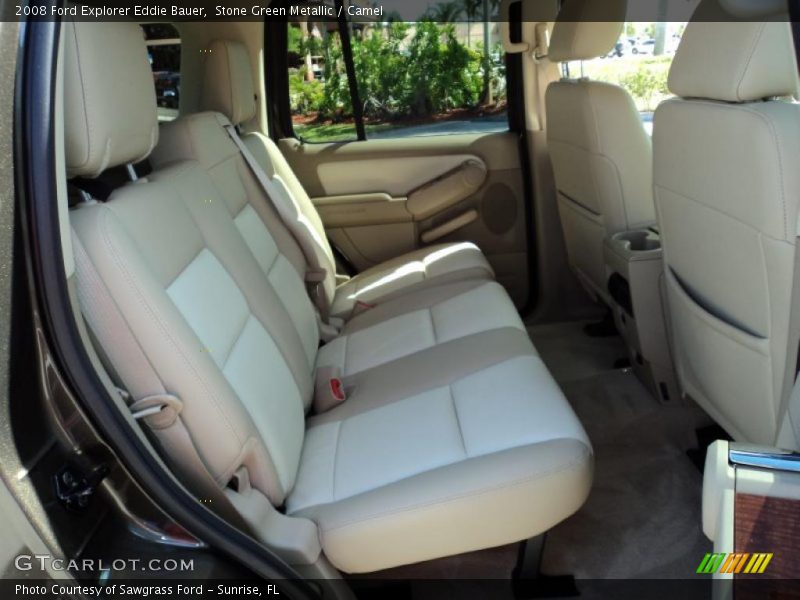Stone Green Metallic / Camel 2008 Ford Explorer Eddie Bauer